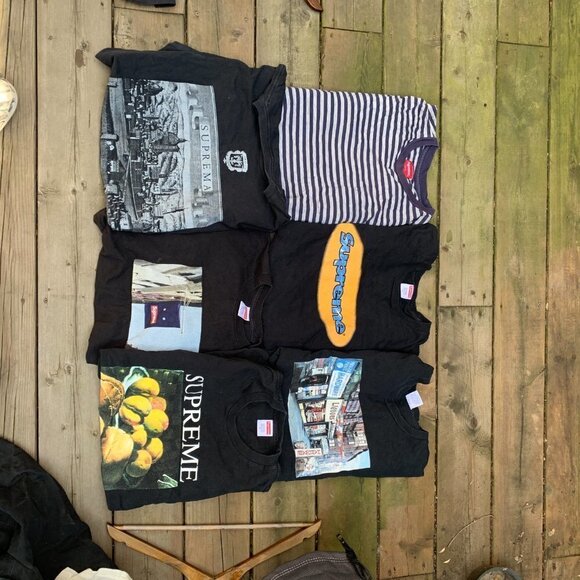LOT OF 7 Supreme Shirts Medium - Picture 3 of 4